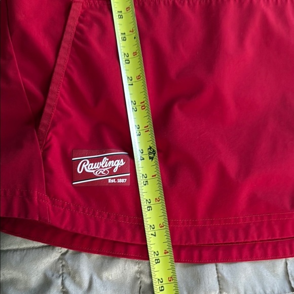 Rawlings Red Men's ColorSync Short Sleeve Cage Jacket #355 - Picture 10 of 10